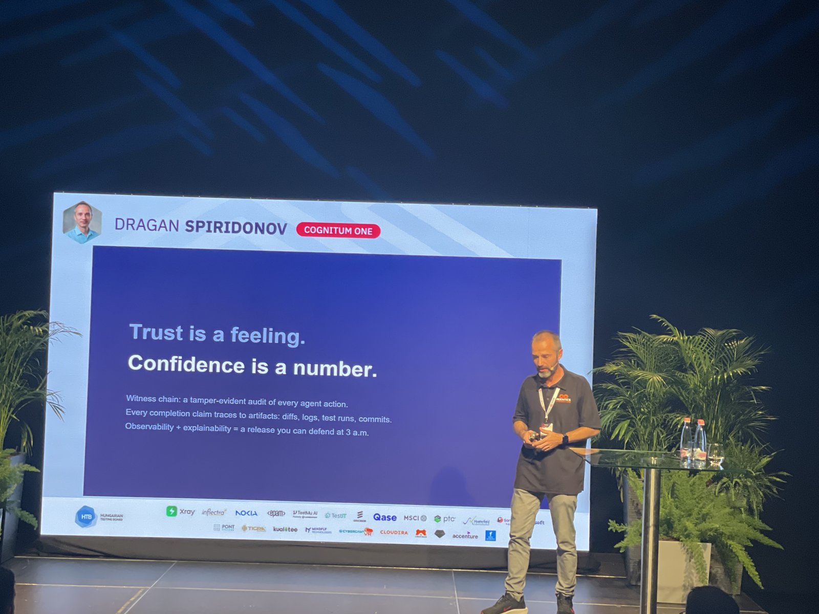 Dragan Spiridonov at HUSTEF 2026: "Trust is a feeling. Confidence is a number."